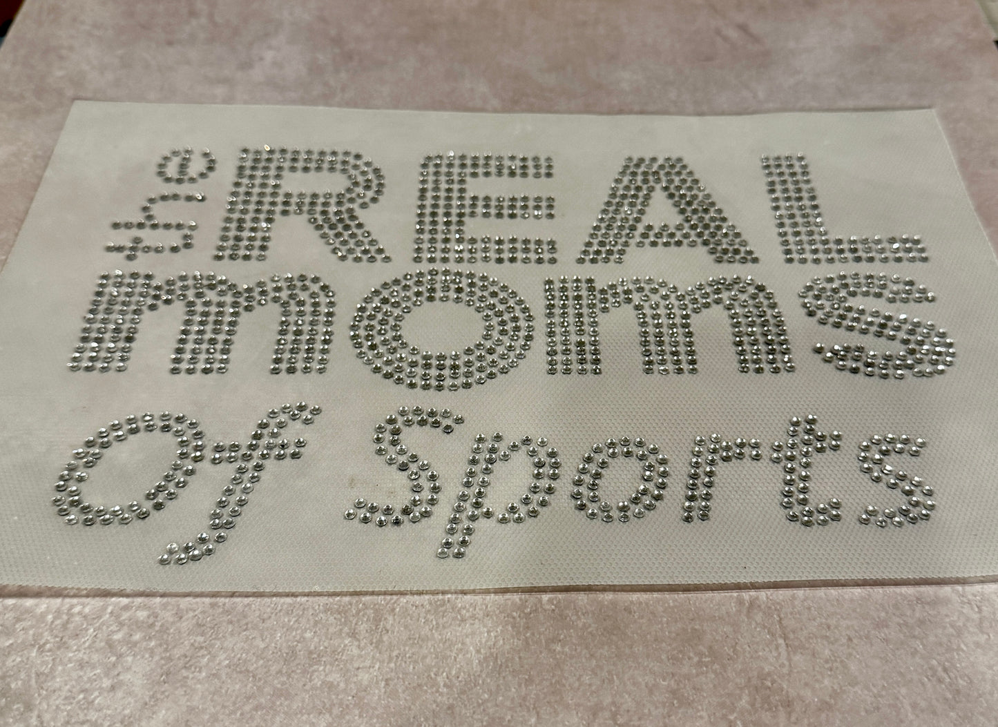 The Real Moms of Sports Rhinestone Appliqué