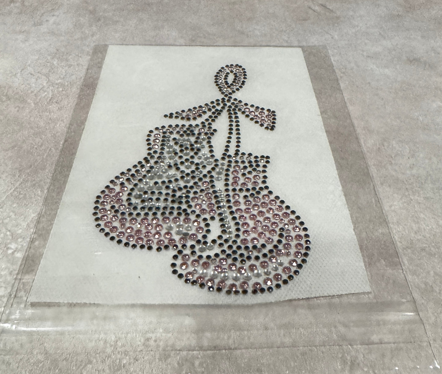 Small Cancer Fighter Rhinestone Appliqué