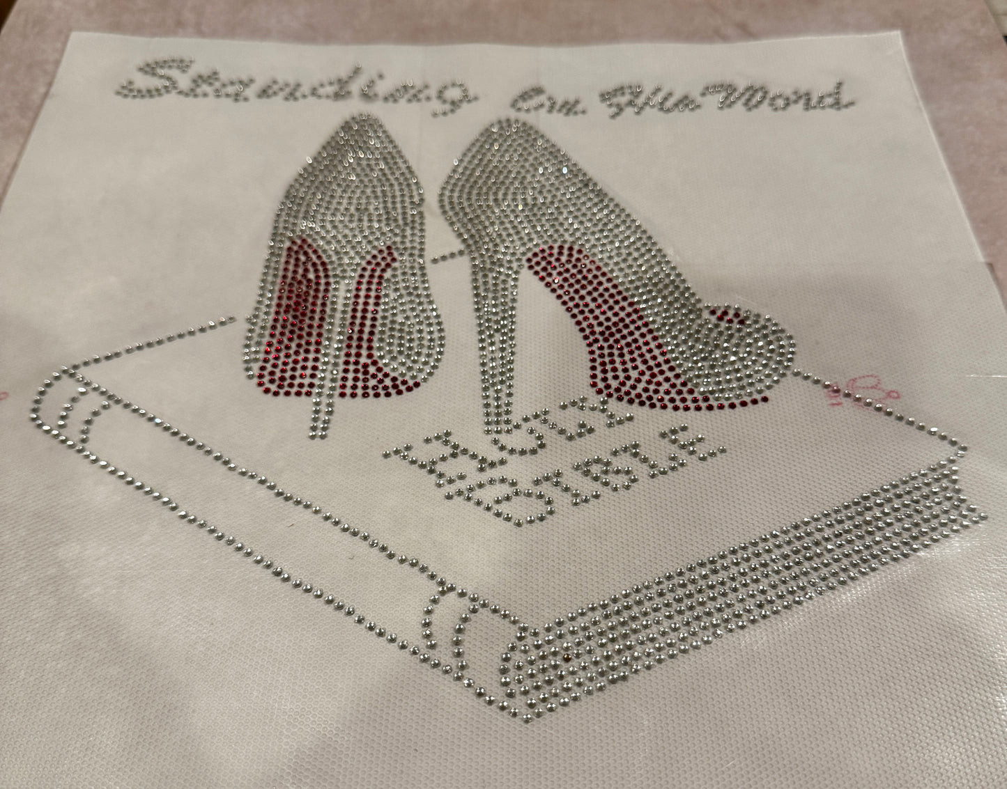 Standing on His Word Rhinestone Appliqué