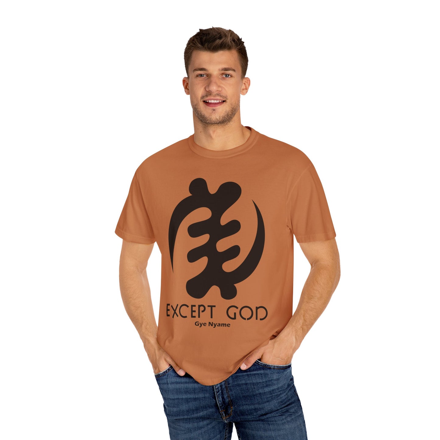 Sankofa Design - Unisex Garment-Dyed T-shirt