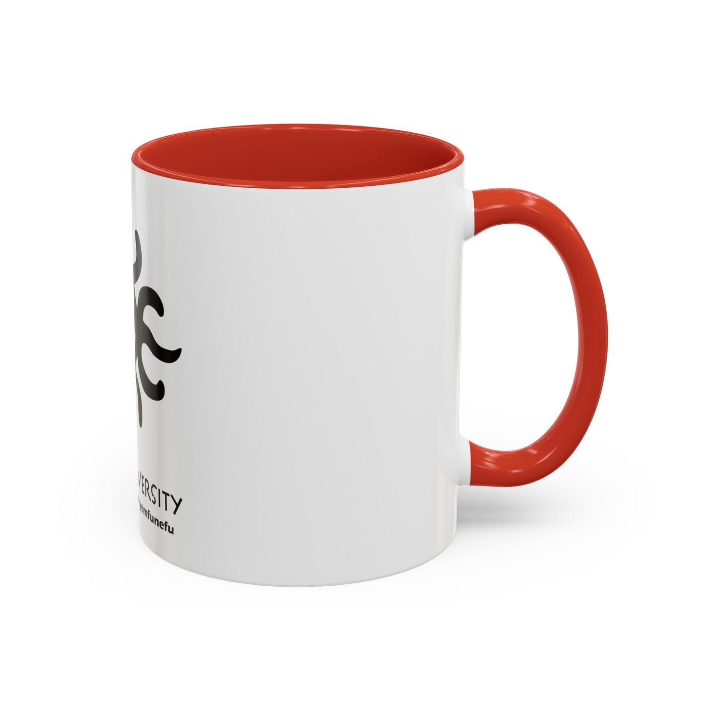 Adinkra Accent Coffee Mug (11, 15oz) - Unity in Diversity