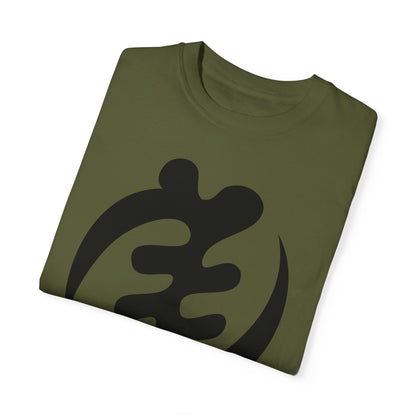 Sankofa Design - Unisex Garment-Dyed T-shirt