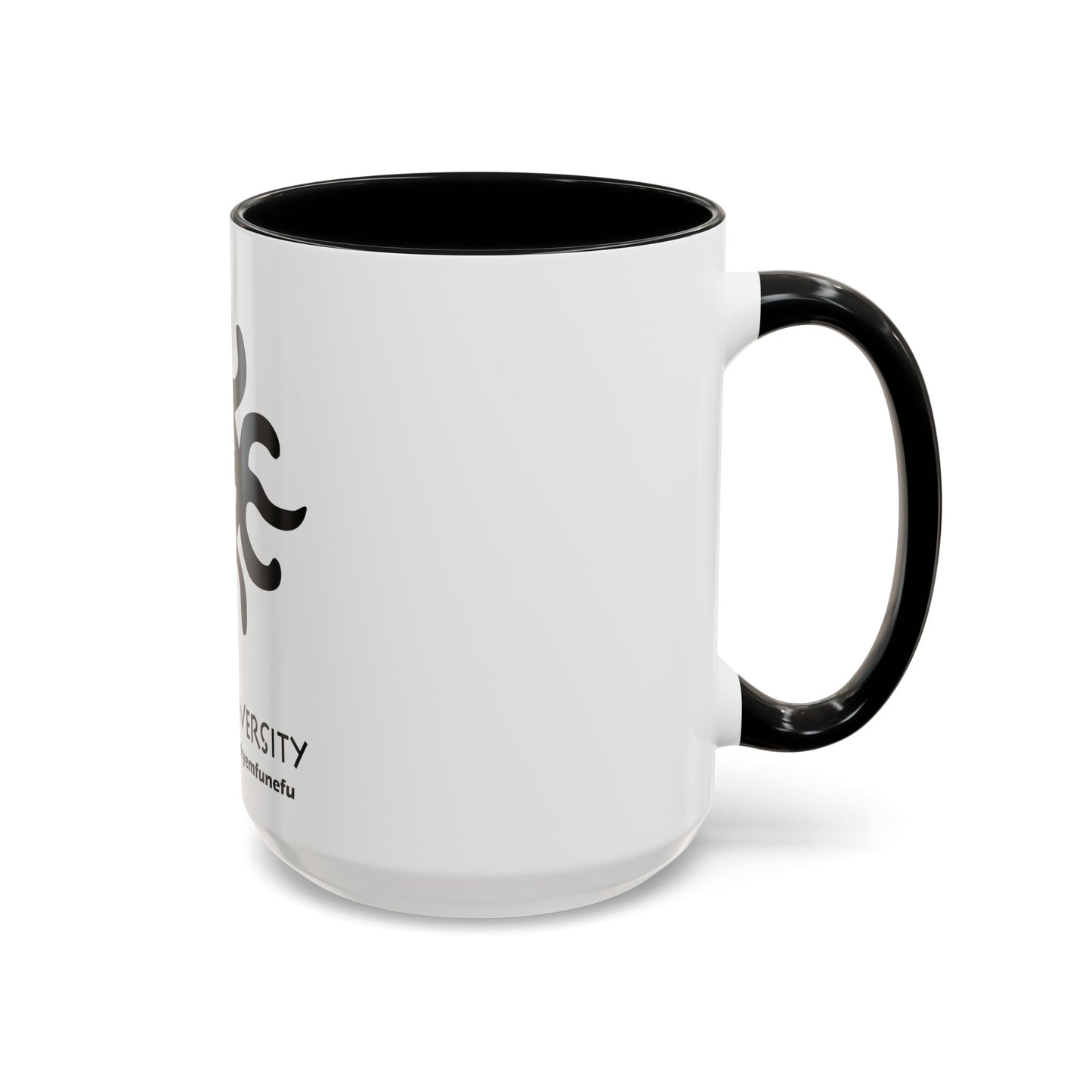 Adinkra Accent Coffee Mug (11, 15oz) - Unity in Diversity