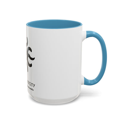 Adinkra Accent Coffee Mug (11, 15oz) - Unity in Diversity