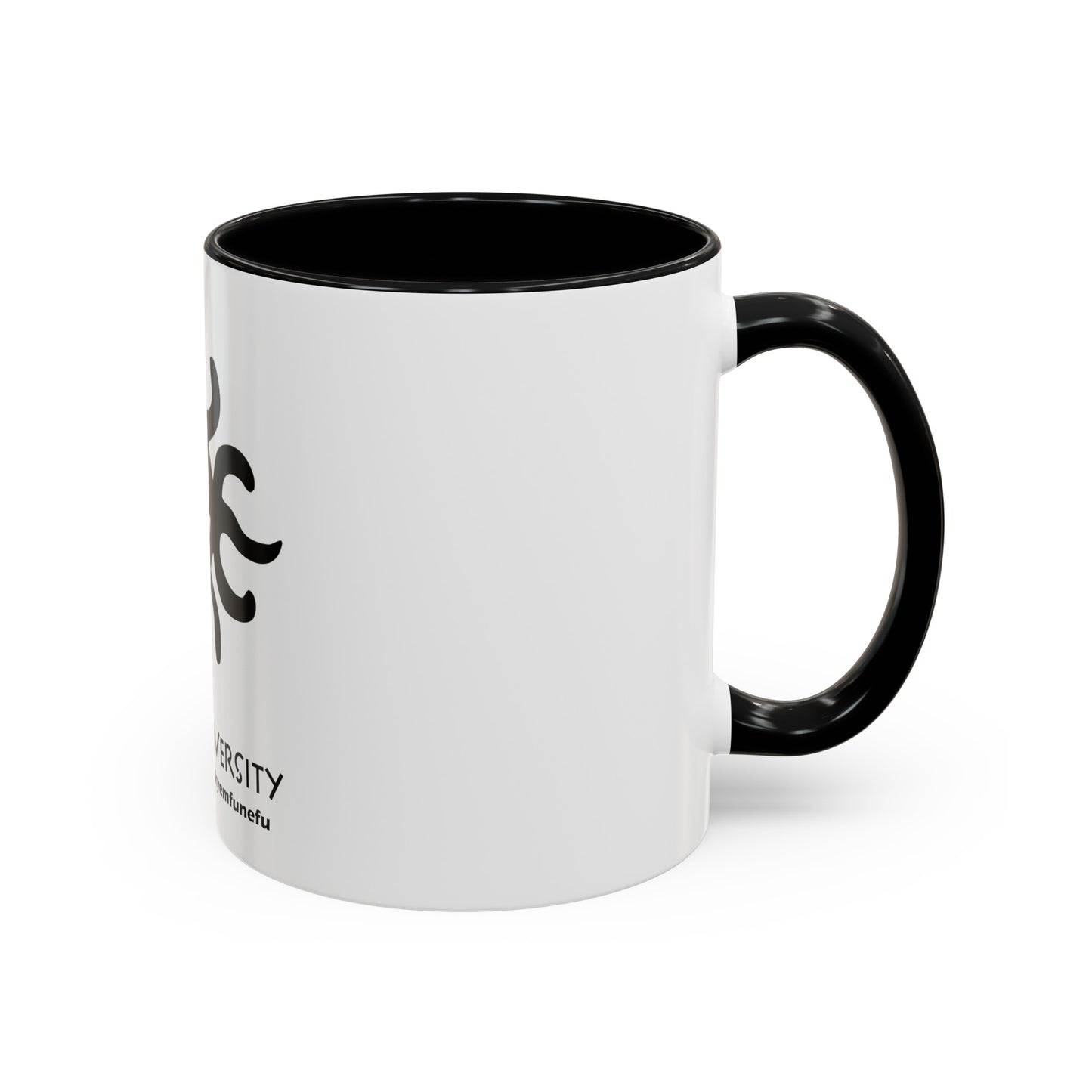 Adinkra Accent Coffee Mug (11, 15oz) - Unity in Diversity