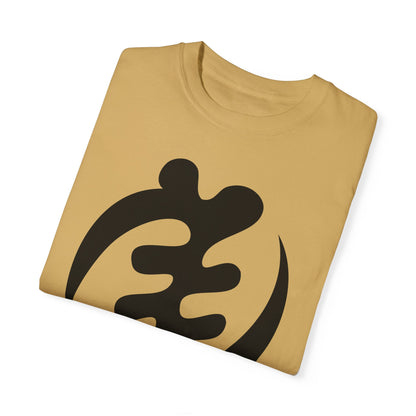 Sankofa Design - Unisex Garment-Dyed T-shirt