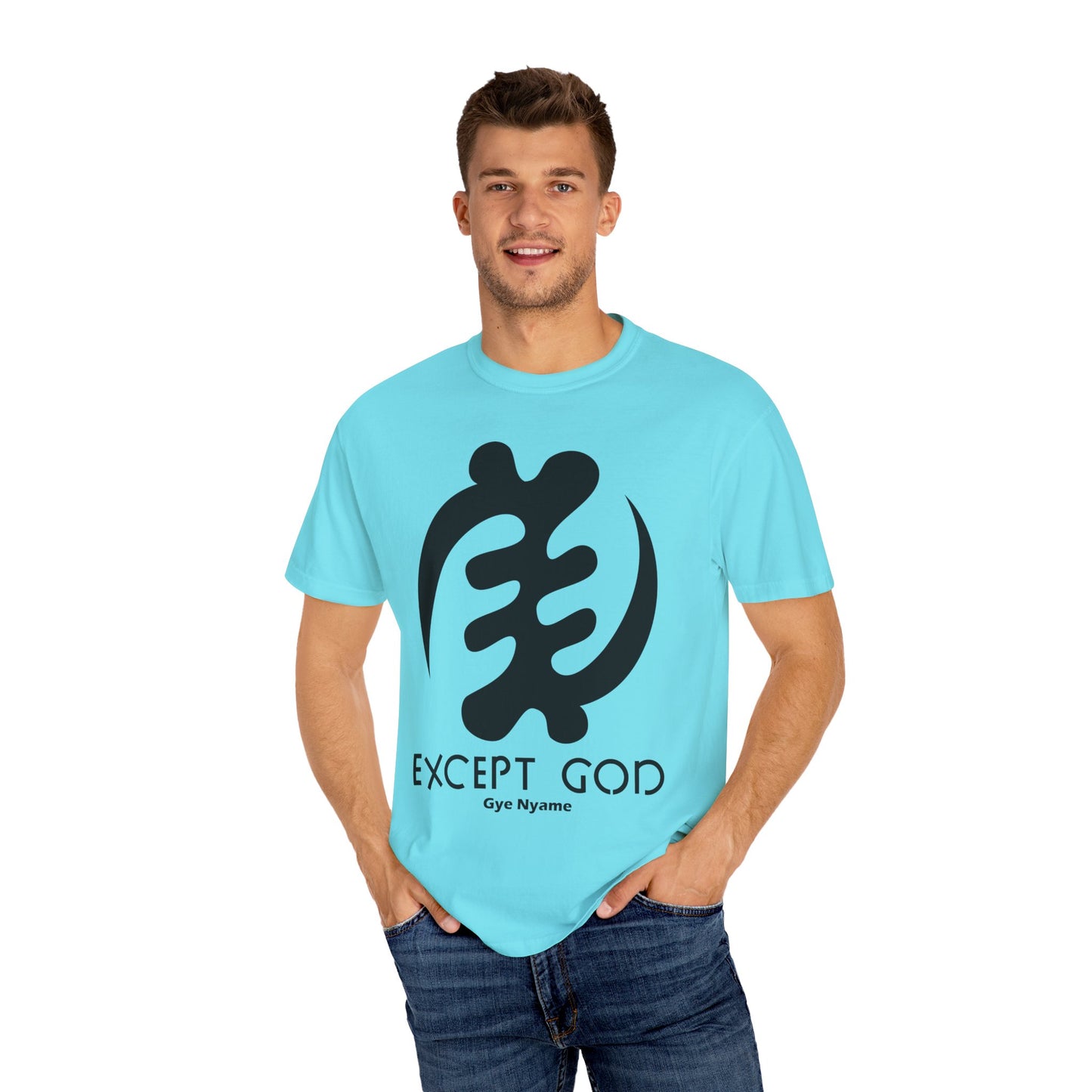 Sankofa Design - Unisex Garment-Dyed T-shirt